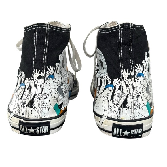 Men's Converse All Star Chuck Taylor Hi 'Crowd' High Top Sneakers Black | Sz 11 - Picture 5 of 15